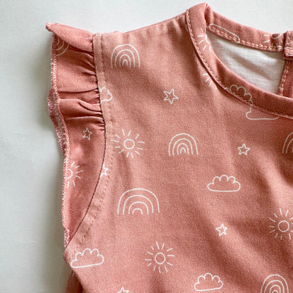 Girls Cotton Frock- Magical Sky