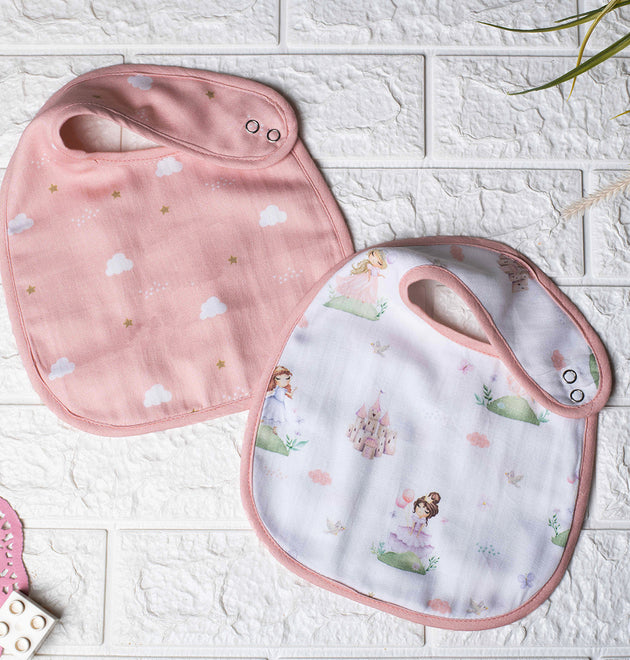 Organic Bibs (Set of 2)- Fairytale