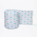 Organic Cot Bumper- Blue Clouds