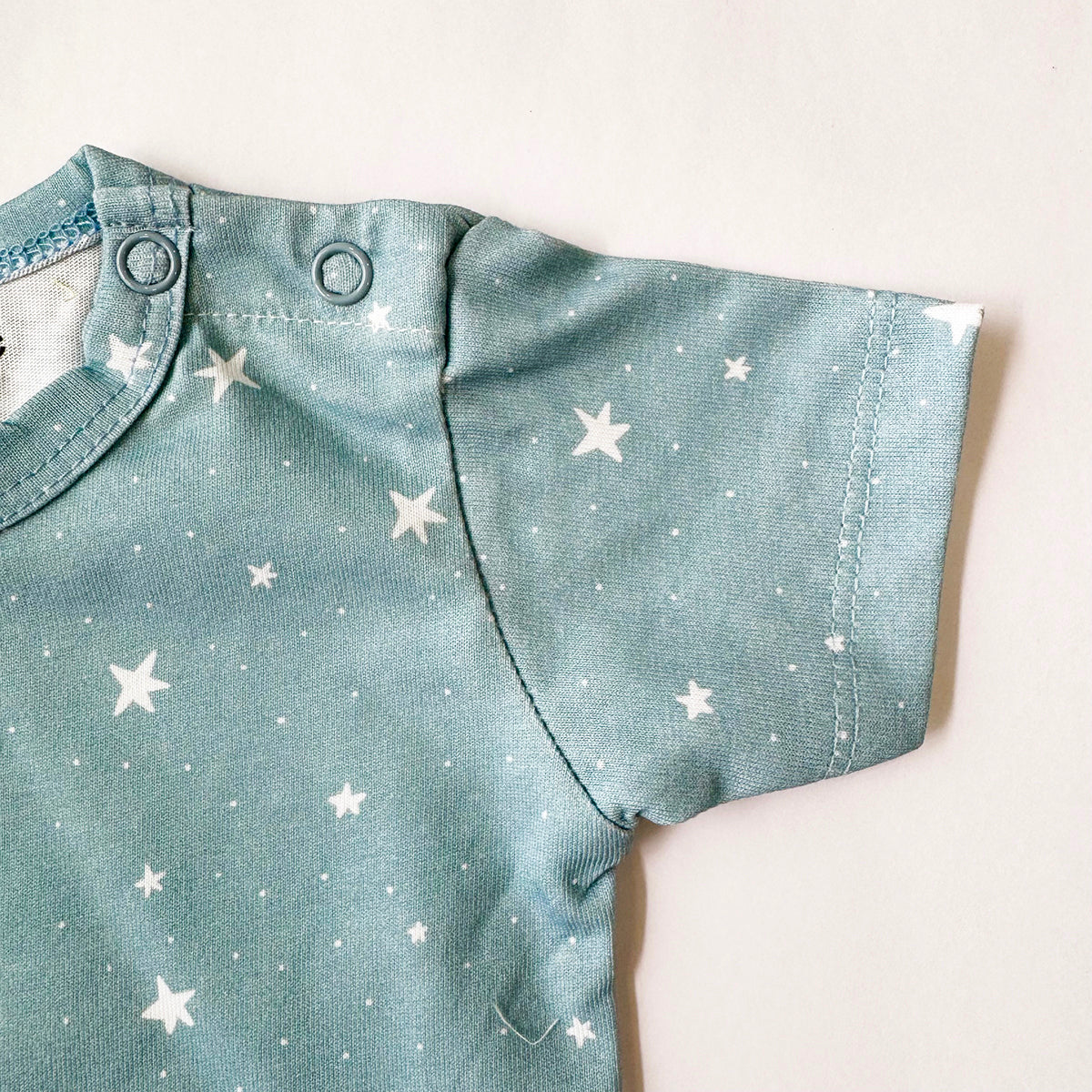 Cotton Bodysuit- Grey Sky