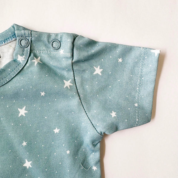 Cotton Bodysuit- Grey Sky