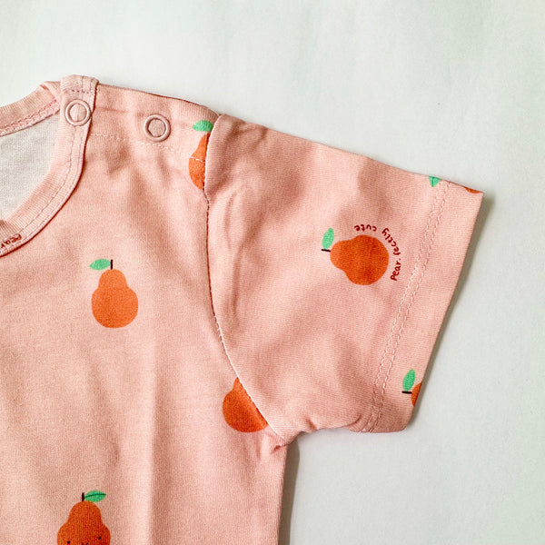 Cotton Bodysuit- Pears