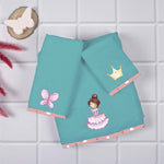 Kids Towels (Set of 3) - Mint