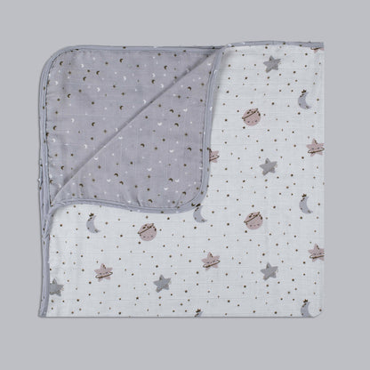 Organic Muslin Blanket - Starry Nights