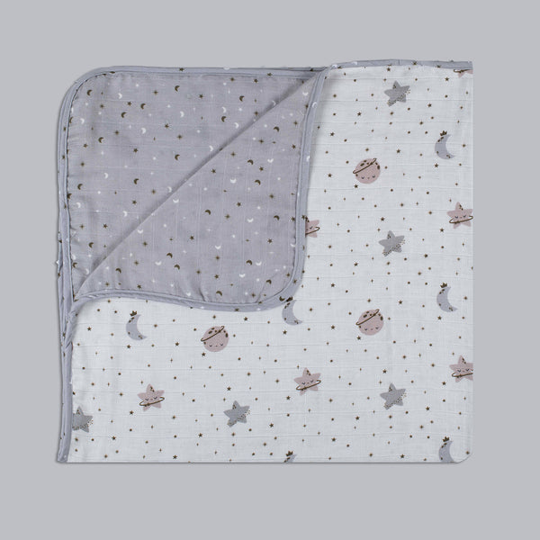 Organic Muslin Blanket - Starry Nights