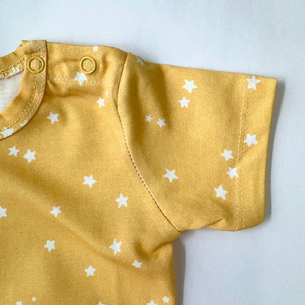 Kids Cotton Tshirt- Yellow Sky