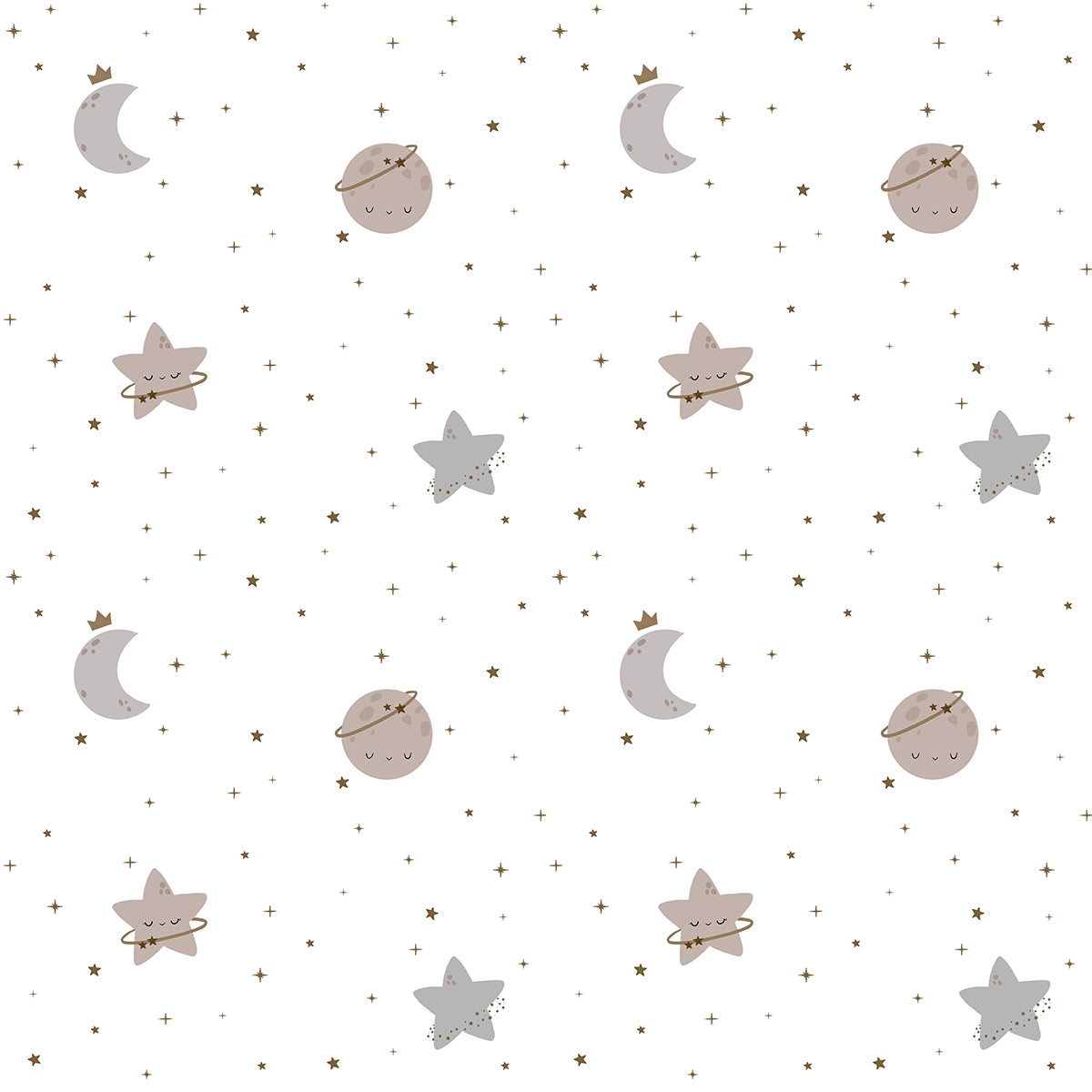 Organic Burp Cloths (Set of 2)- Starry Nights