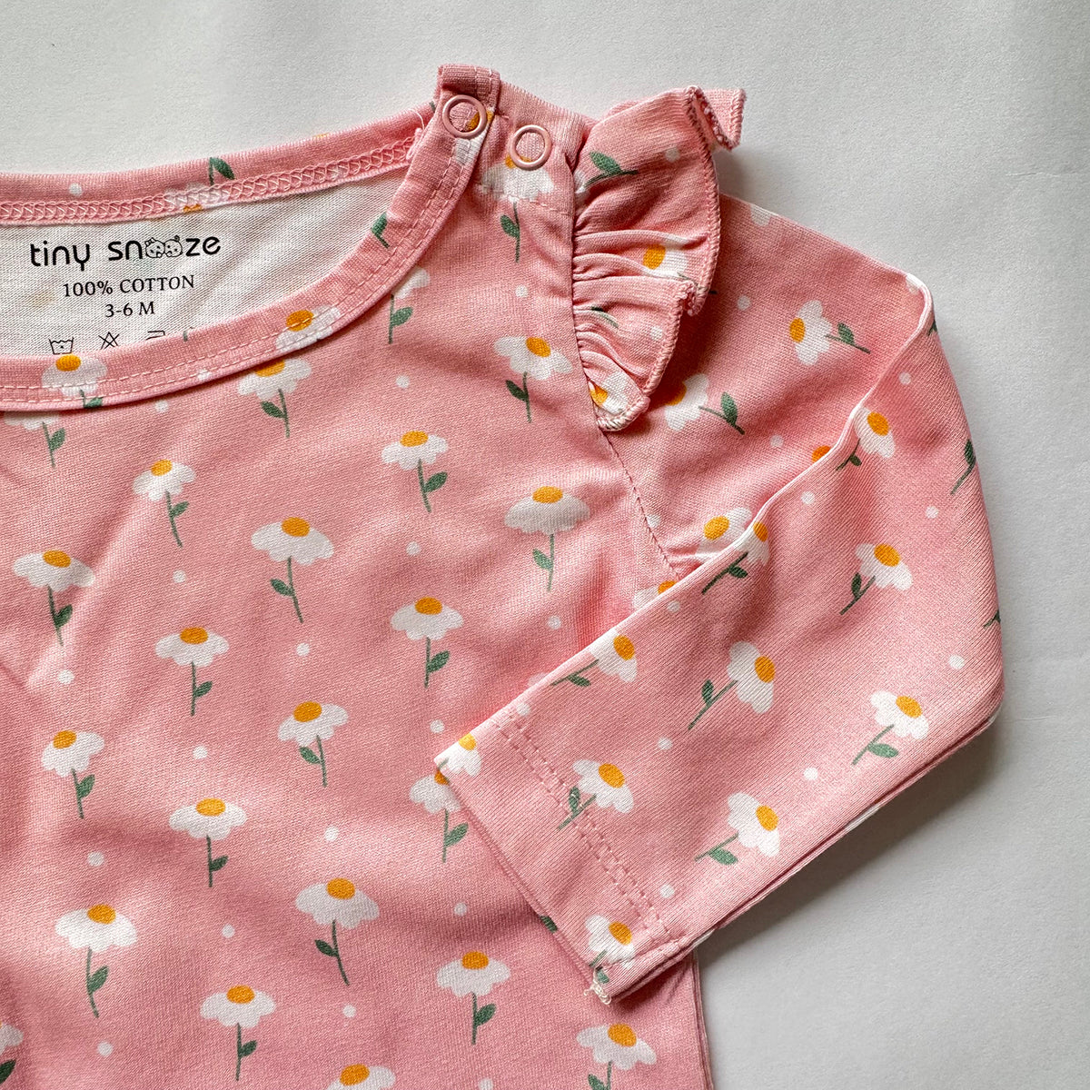 Girls Cotton Full-Sleeve Top- Dandelion