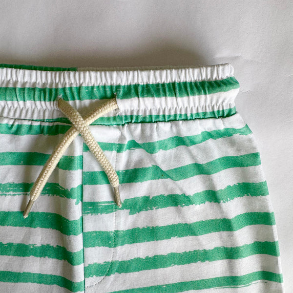 Boys Shorts- Green Stripes