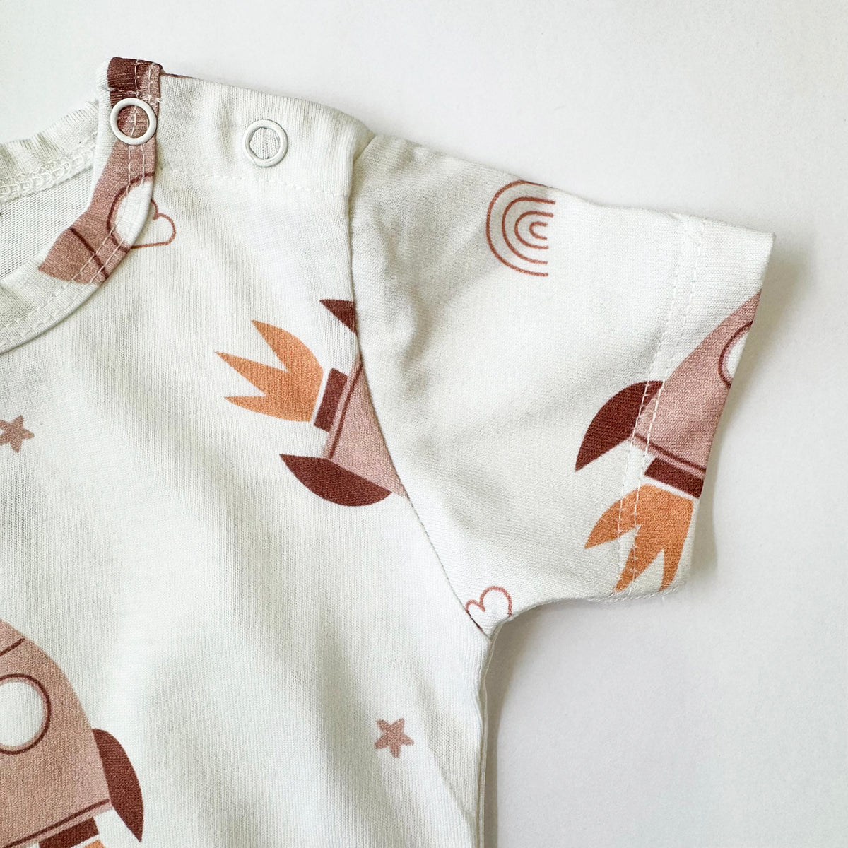 Cotton Bodysuit- Space