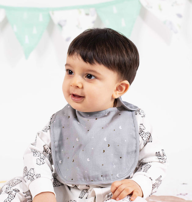 Organic Bibs (Set of 2)- Starry Nights