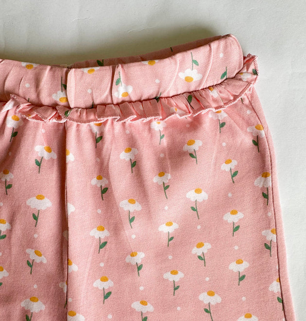 Girls Cotton Leggings- Dandelions
