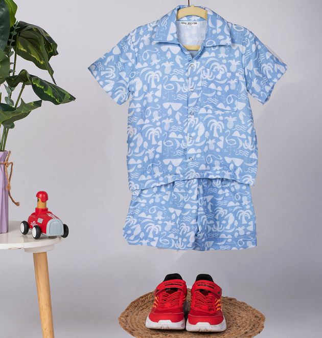 Boys Co-Ord Set- Tropical Vibes