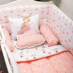 Cot Bedding Set with Bumper - Fairytale | Set of 7