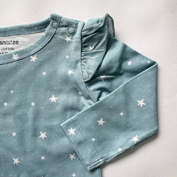 Girls Cotton Full-Sleeve Top- Grey Sky