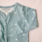 Cotton Sleepsuit- Grey Sky