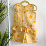 Girls Co-Ord Set- Oranges