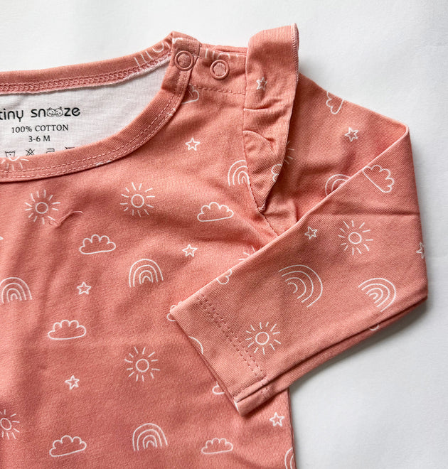 Girls Cotton Full-Sleeve Top- Magical Sky