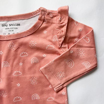 Girls Cotton Full-Sleeve Top- Magical Sky