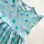 Girls Cotton Frock- Underwater