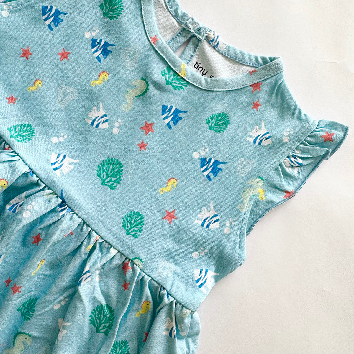 Girls Cotton Frock- Underwater