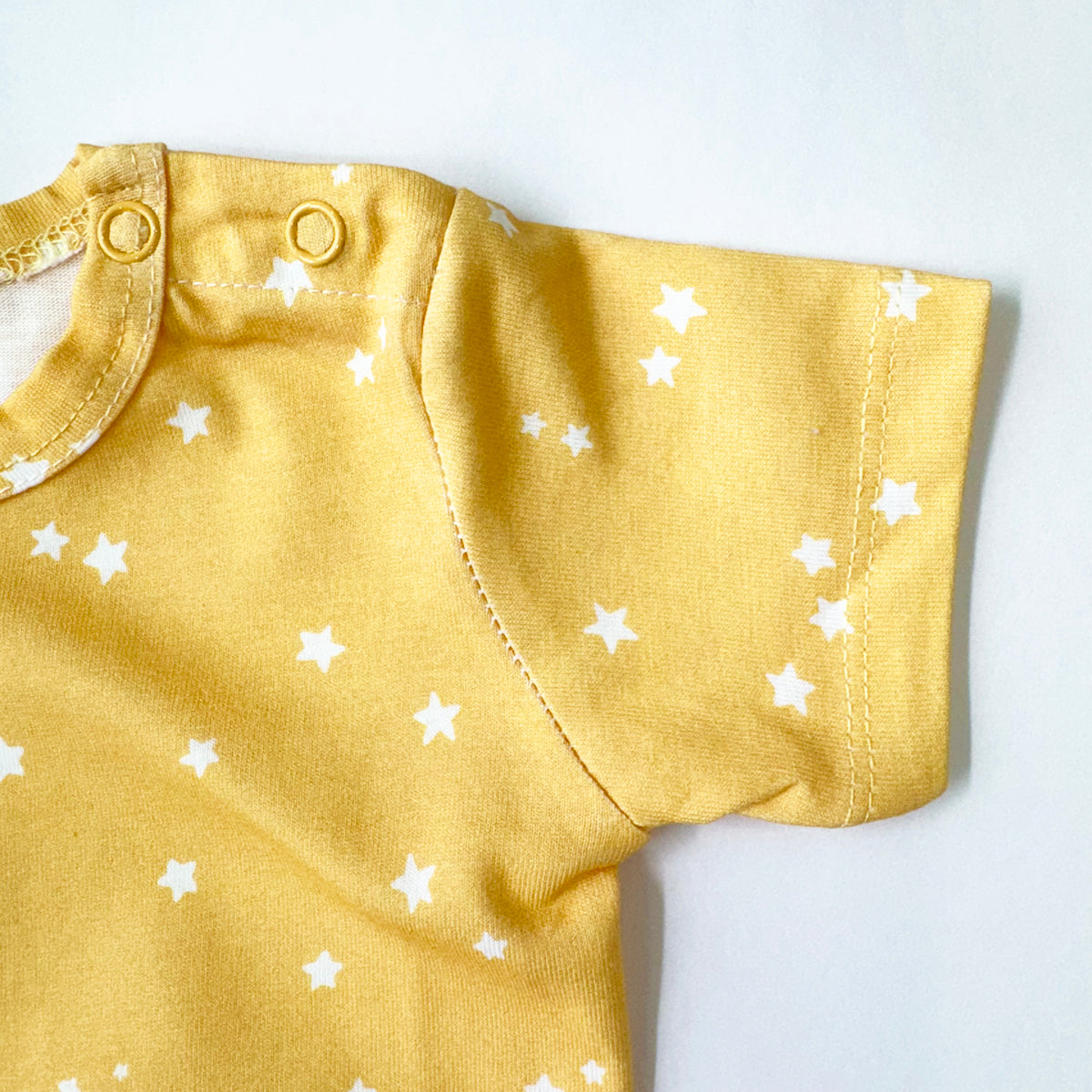 Cotton Bodysuit- Yellow Sky