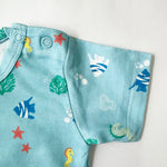 Cotton Bodysuit- Underwater