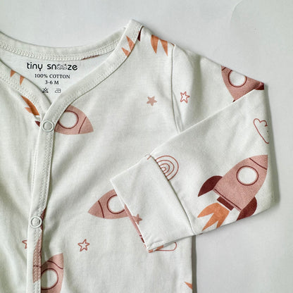 Cotton Sleepsuit- Space