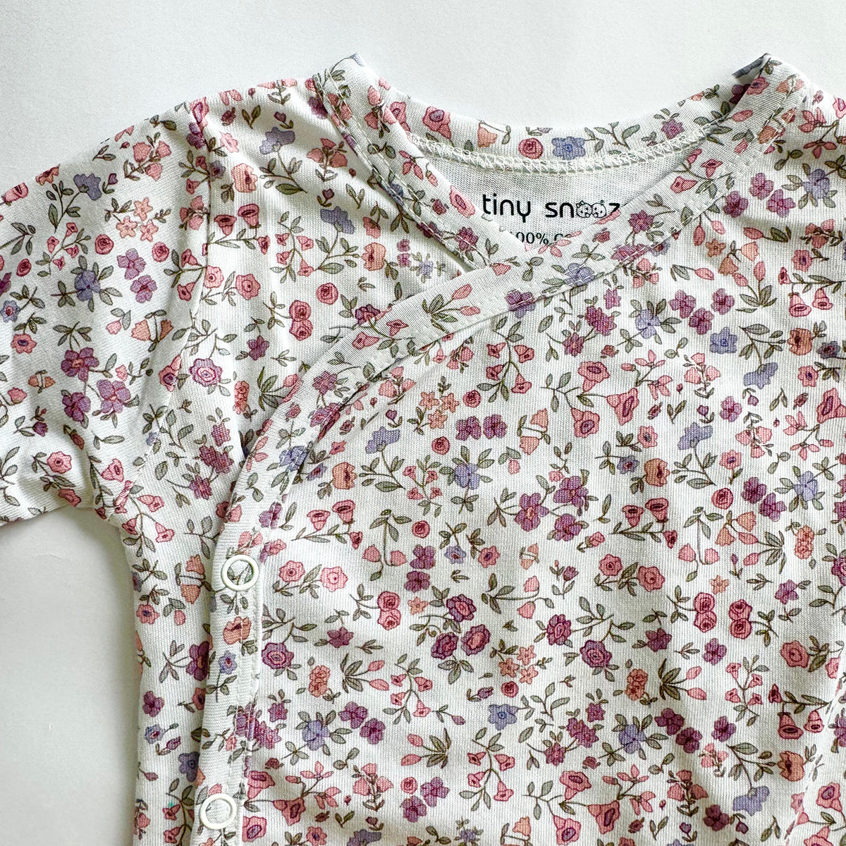 Cotton Kimono Bodysuit- Blossom