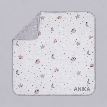 Organic Muslin Blanket - Starry Nights