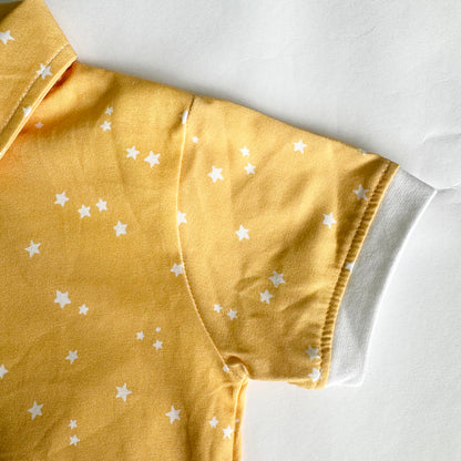 Boys Polo Tshirt- Yellow Sky