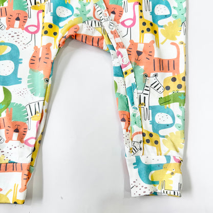 Cotton Sleepsuit- Colorful Animals