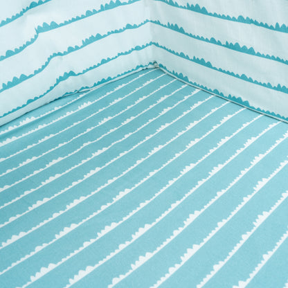 Organic Fitted Cot Sheet- Bumps