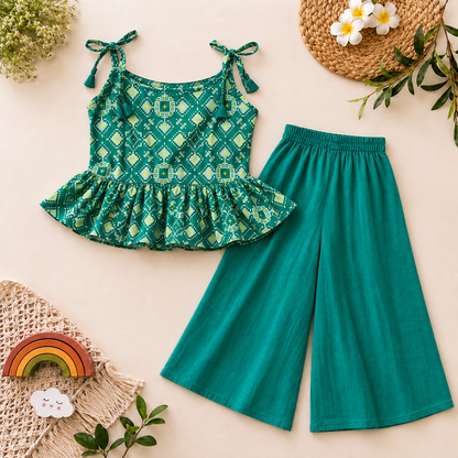 Girls Palazzo Set- Patola