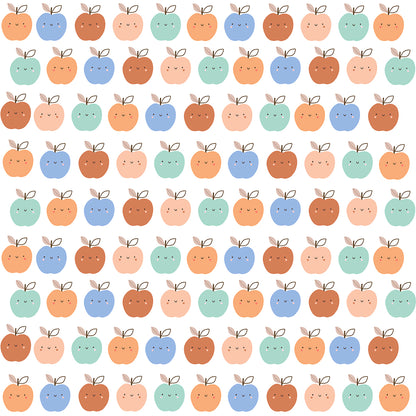 Girls Cotton Full-Sleeve Top- Apples