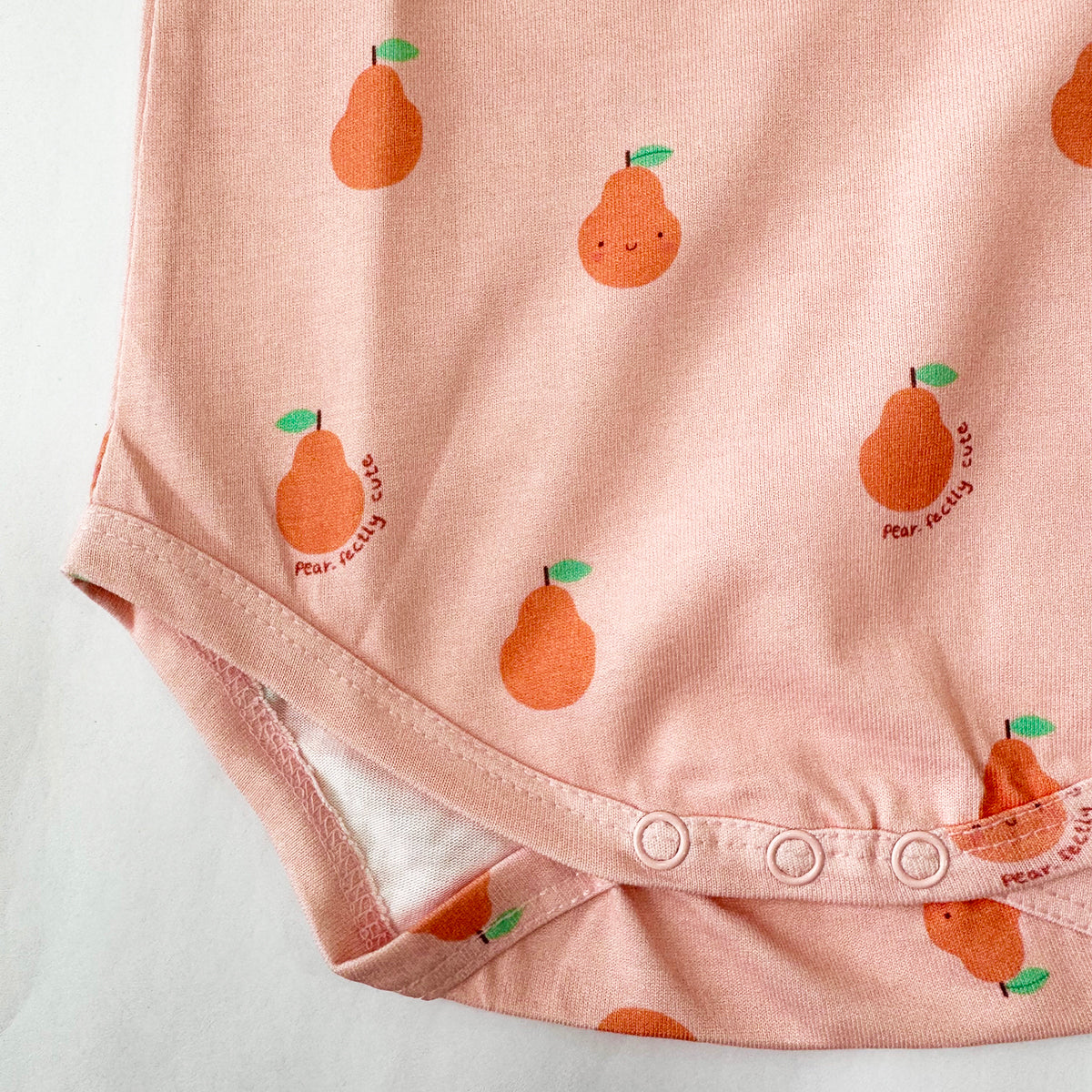Cotton Bodysuit- Pears