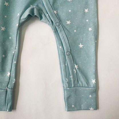 Cotton Sleepsuit- Grey Sky