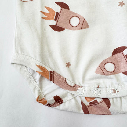 Cotton Bodysuit- Space