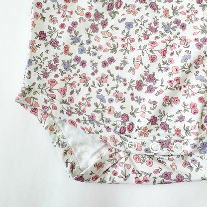 Cotton Bodysuit- Blossom