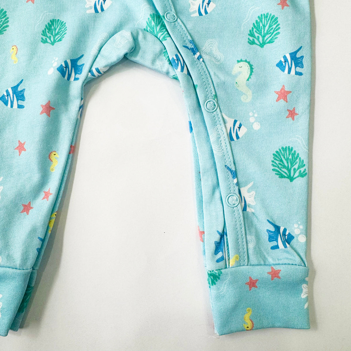 Cotton Sleepsuit- Underwater