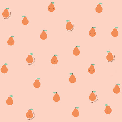 Girls Cotton Leggings- Pears