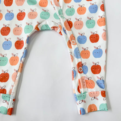 Cotton Sleepsuit- Apples