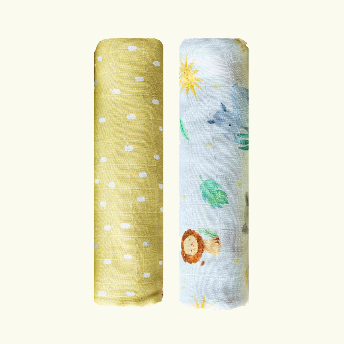 Organic Muslin Swaddles (Set of 2)- Into The Wild