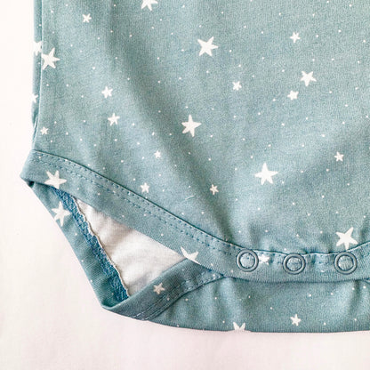 Cotton Bodysuit- Grey Sky