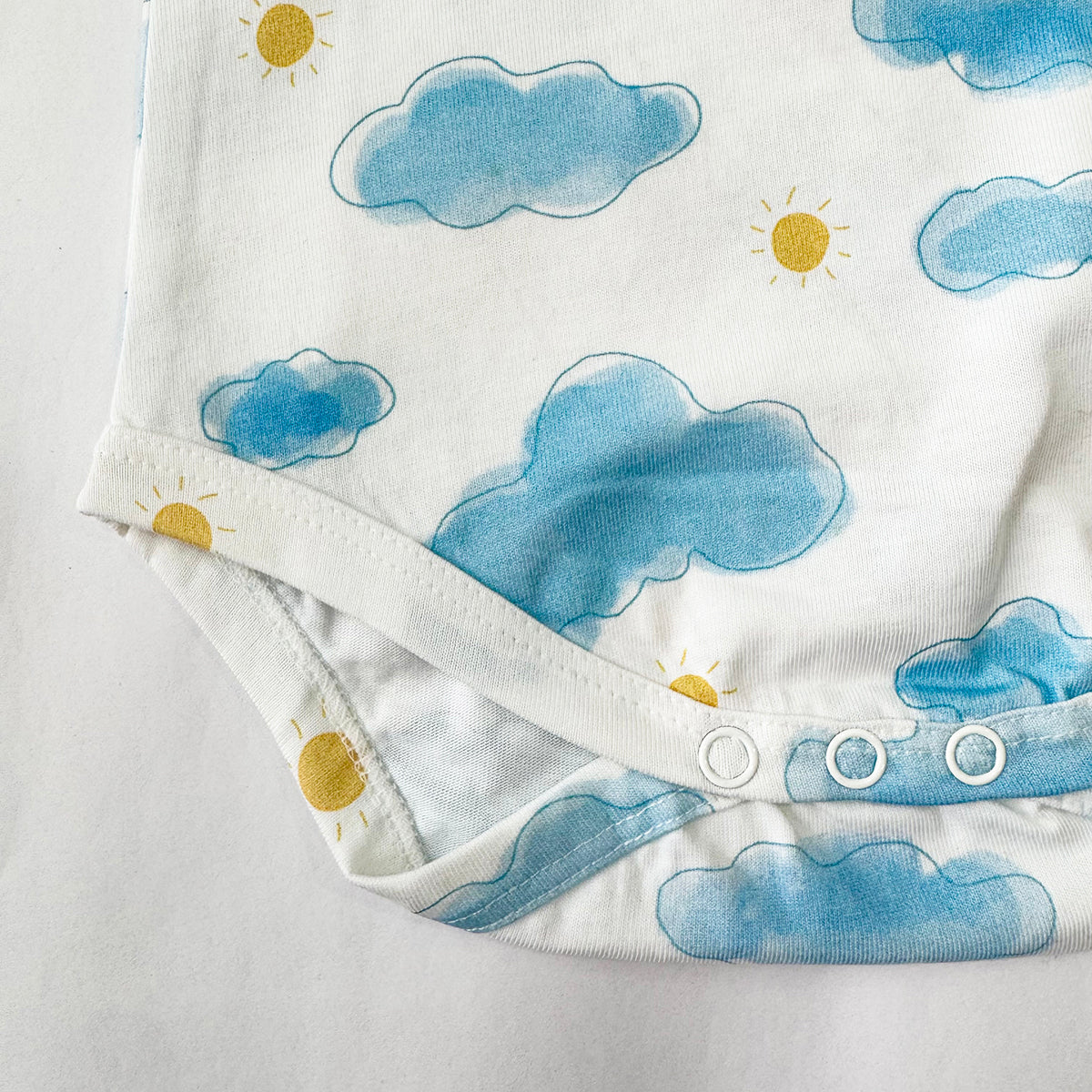 Cotton Bodysuit- Sun & Clouds