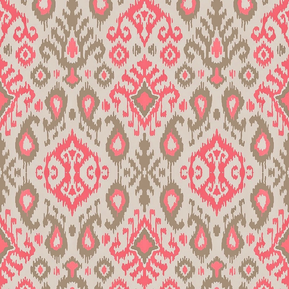 Girls Palazzo Set- Pink Ikkat