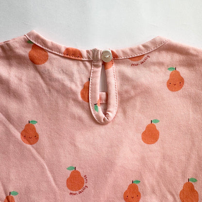 Girls Cotton Frock- Pears