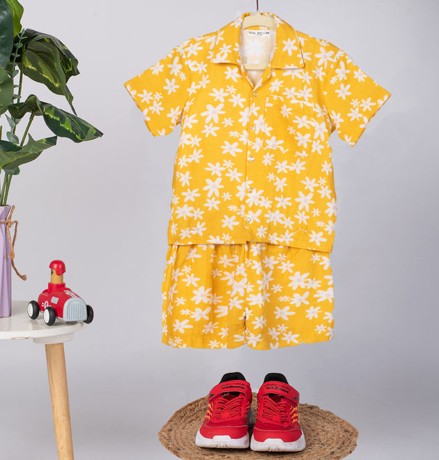 Boys Co-Ord Set- Sunflowers