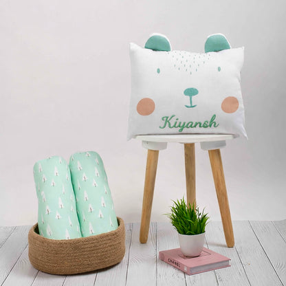 Organic Pillow & Bolsters -  Polar Bear | Set of 3