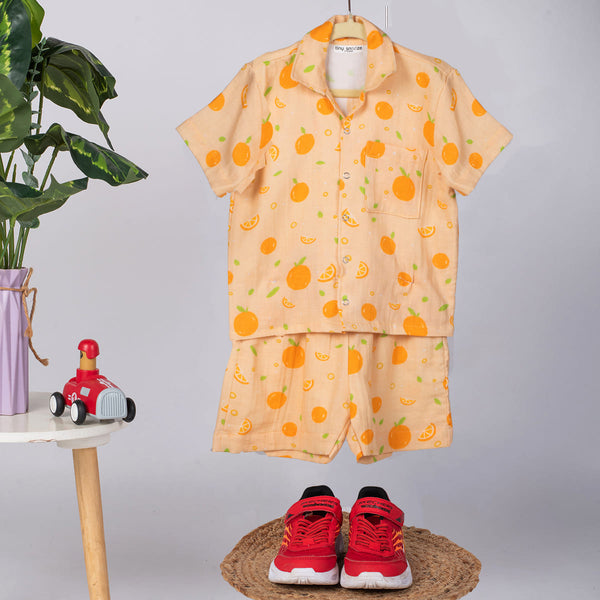 Boys Co-Ord Set- Oranges